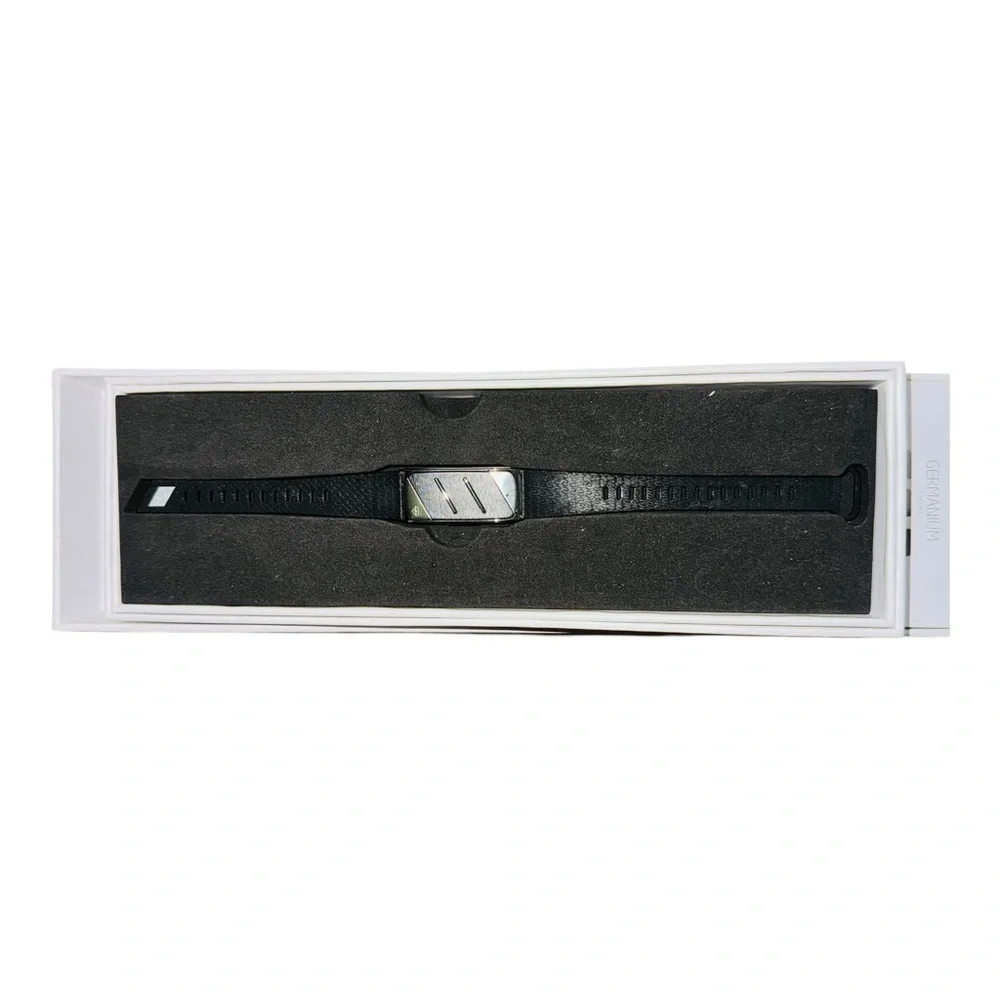 White and Black Smartwatch with Advanced Features